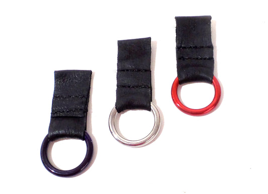 Leather Collar Slide On O Ring Pendant