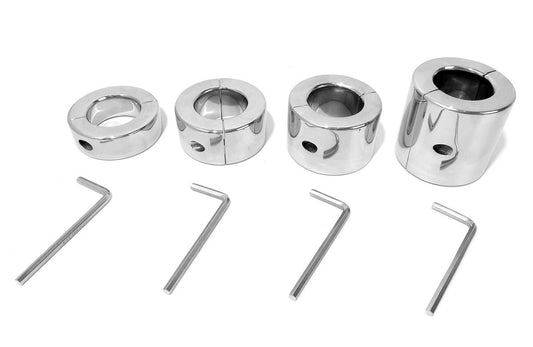 Scrotum Stretcher, Penis Weight, Locking Ball Weight, Testicle Stretcher with Allen Key (Stainless Steel)