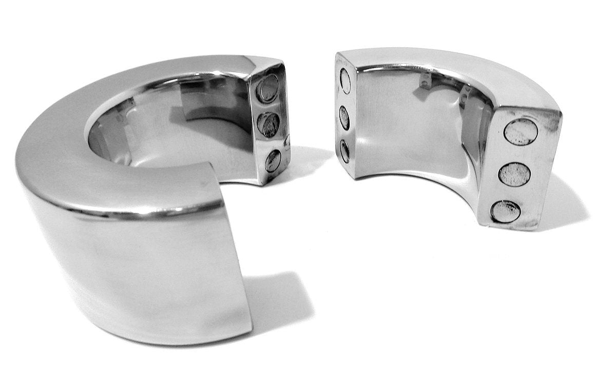 Bondage Ball Stretcher, Magnetic Ball Weights, Testicle Stretcher (Stainless Steel)