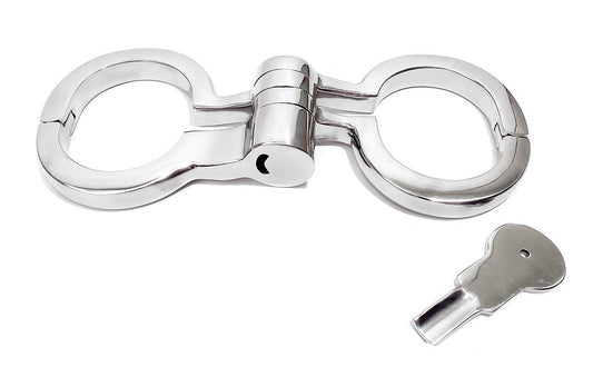 Folding Irish 8 Handcuffs Stainless Steel