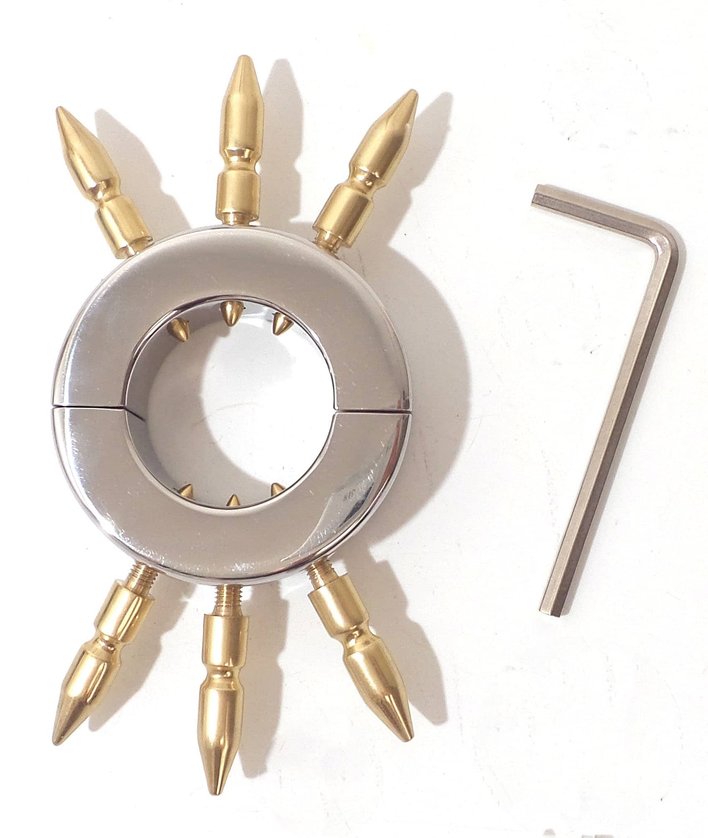 Locking Spiked Ball Stretcher Weight with Allen Key Closure CBT