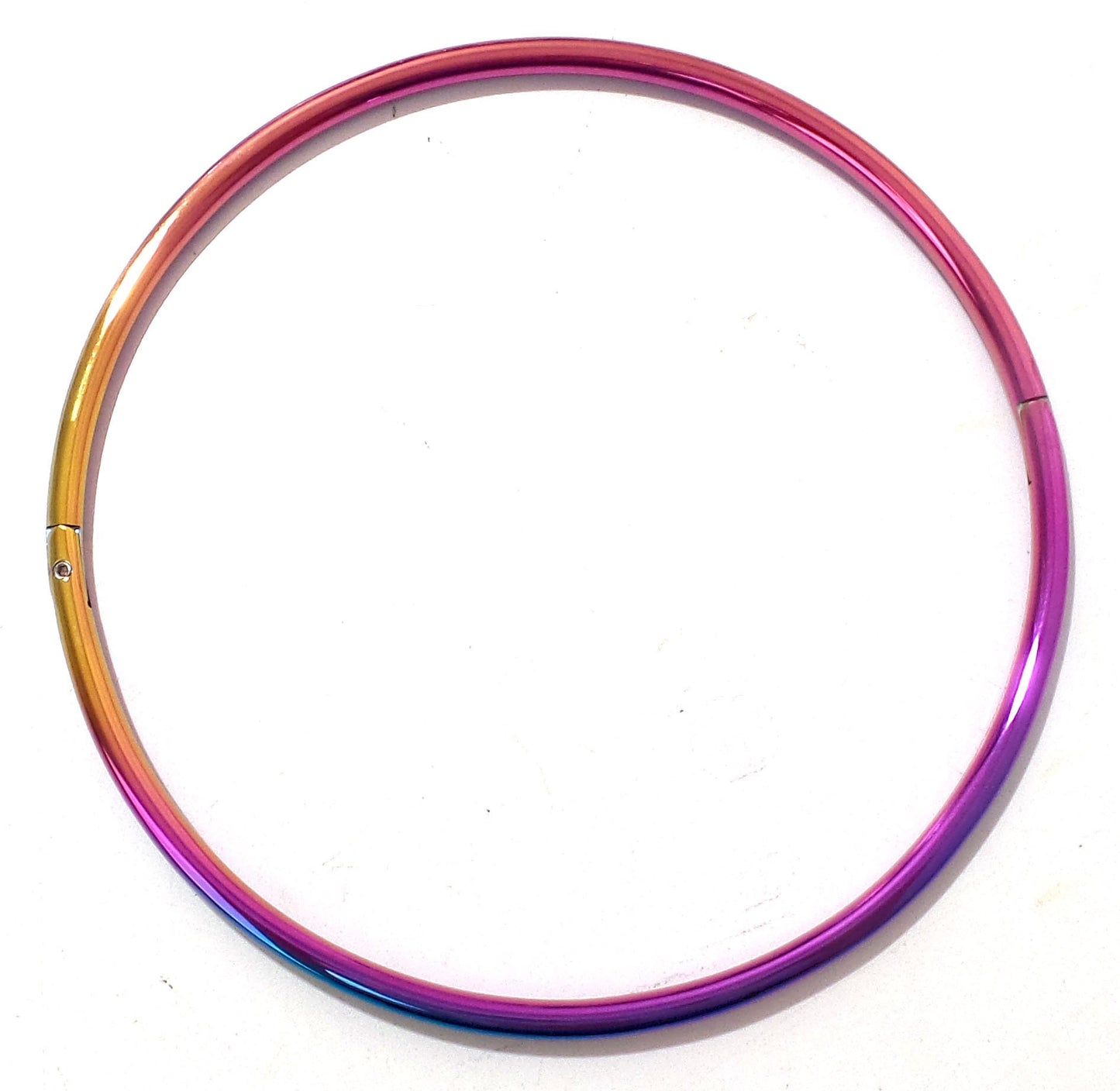 6MM Petite Thin Rainbow Eternity Collar Slave Collar