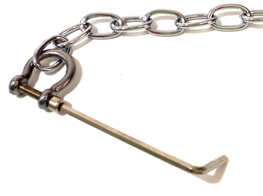 Connector Chain Link with Allen Key for Bondage Handcuffs and Leg Iron Restraints