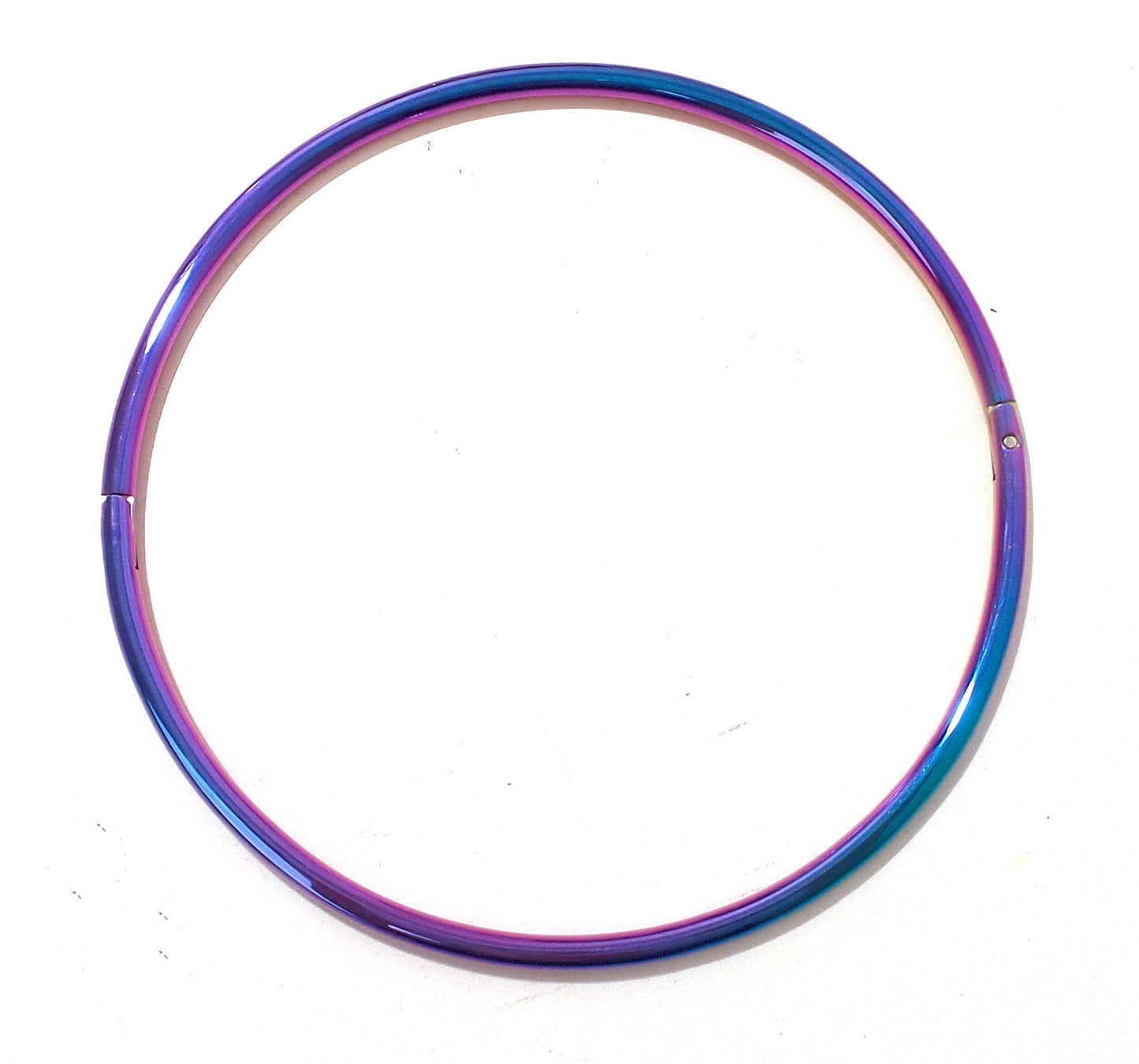 6MM Petite Thin Rainbow Eternity Collar Slave Collar