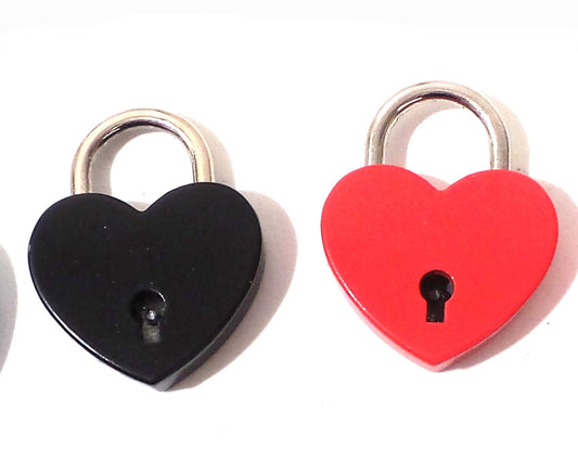 Heart Padlock with 2 Keys