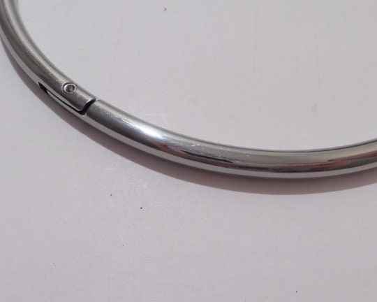 Final Sale - 8MM Polished Stainless Steel Eternity Collar Slave Collar - Multiple Sizes Available