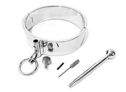 Stainless Steel Adjustable BDSM Posture Collar