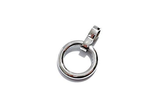 Polished Stainless Steel Optional Detachable Accessory Ring Thin for 6mm and 8mm Collars, Cuffs and Legirons