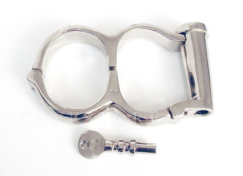 Irish 8 Leg Iron Cuffs, Ankle Fetish Heavy Leg Irons Stainless Steel Darby Style