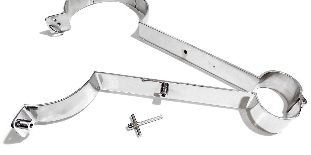 Pillory Spreader Bar Cangue BDSM Shrew's Fiddle Neck and Wrist Restrai ...