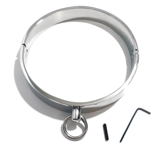 Stainless Steel 1 Ring Locking Collar (silver color)