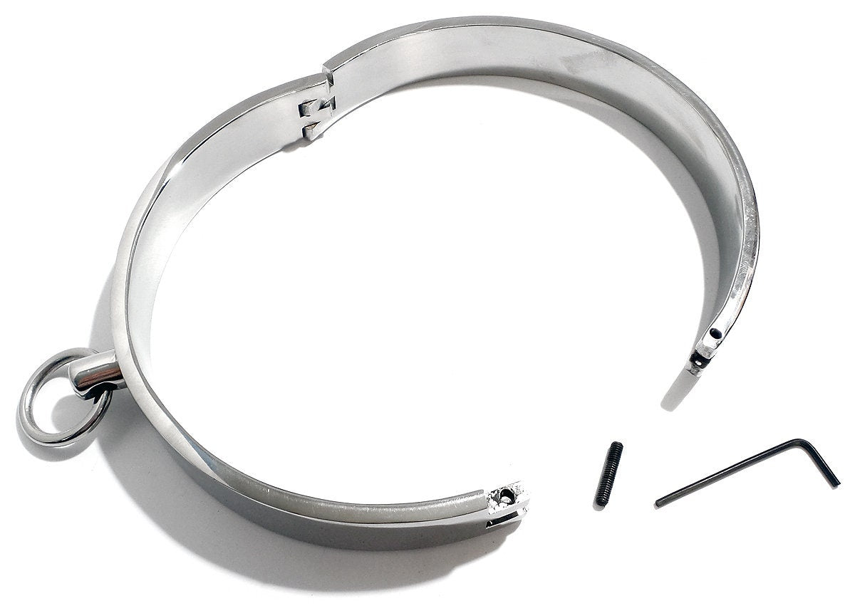 Stainless Steel 1 Ring Locking Collar (silver color)