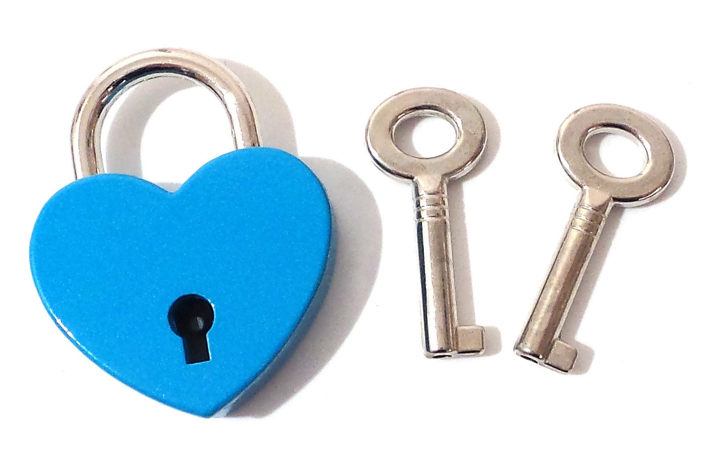 Heart Padlock with 2 Keys