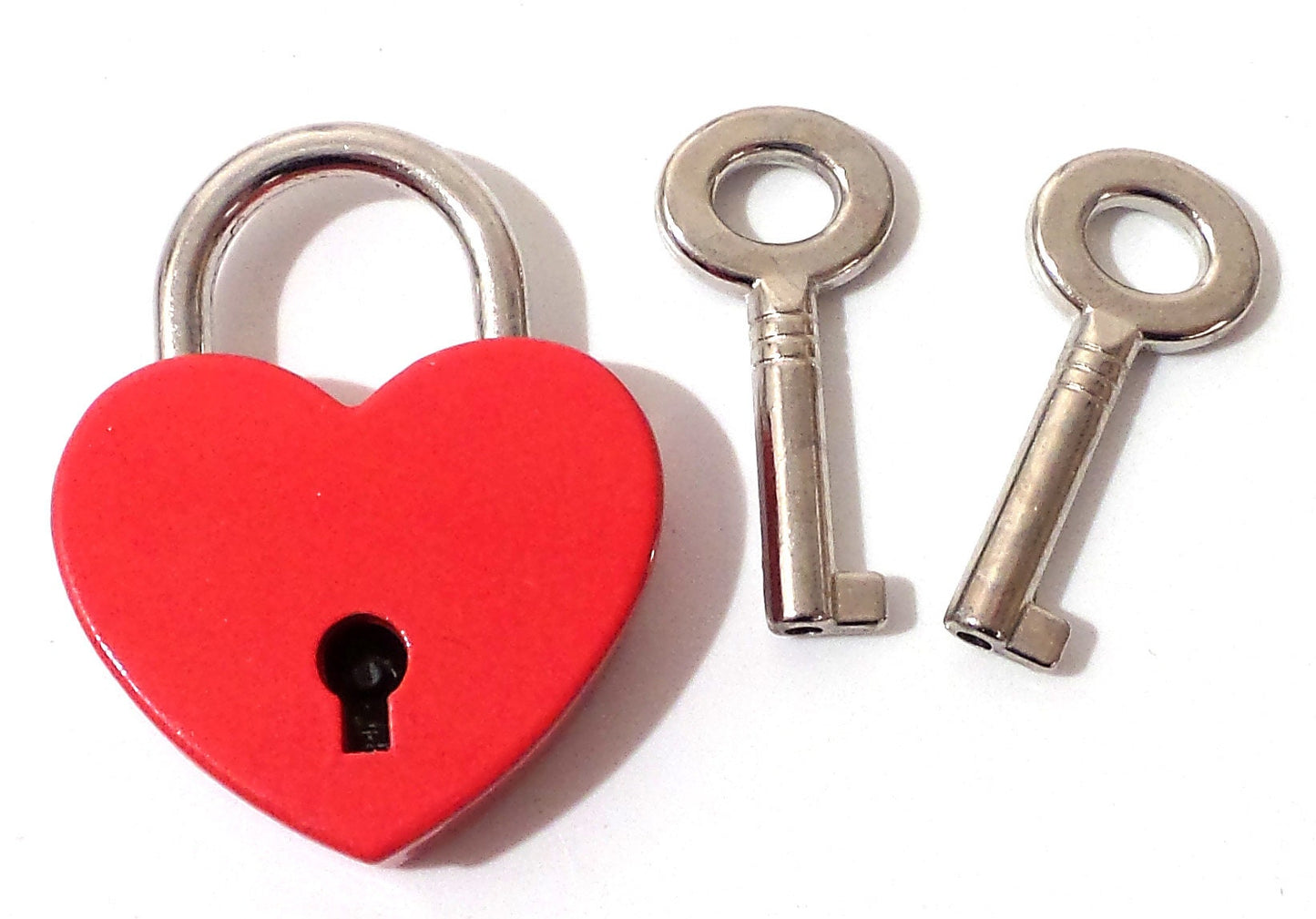 Heart Padlock with 2 Keys