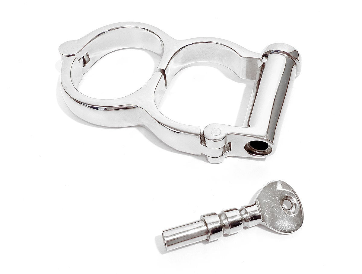 KUB Irish 8 Handcuffs Nickel Plate