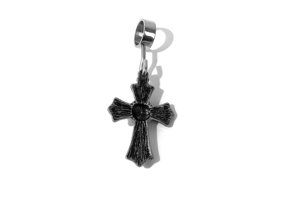 Cross Pendant for Collars 8mm and Less